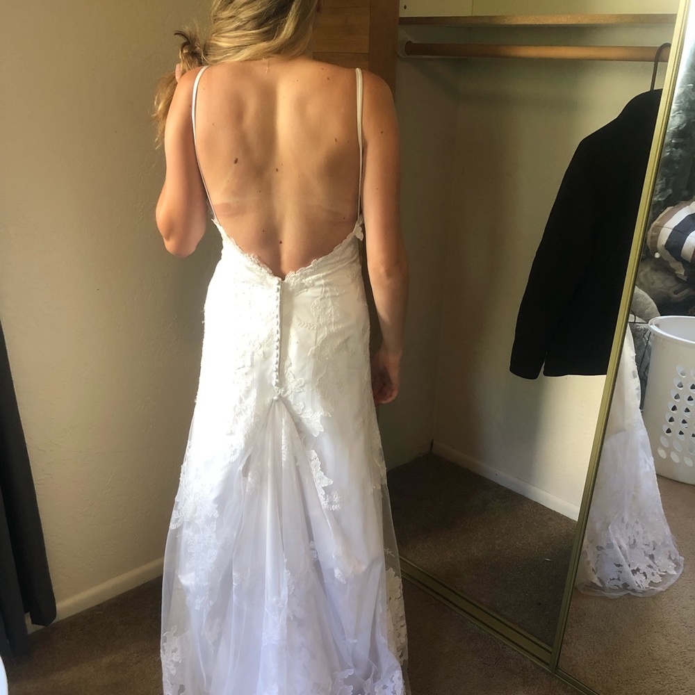 Low Back Wedding Dress